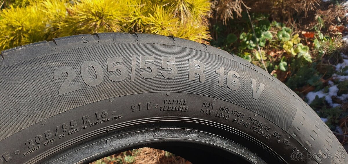 CONTINENTAL, 4 ks, LETNE, 205/55 R16 - 7