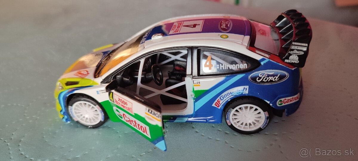 rally závodné kovové modely áut - 7