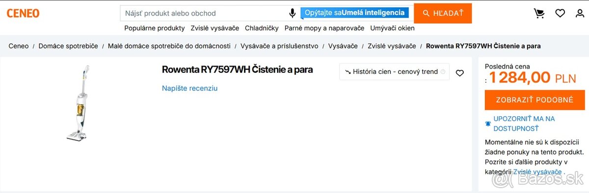 Bezvreckový vysávač a parný čistič 2 v 1 - 7