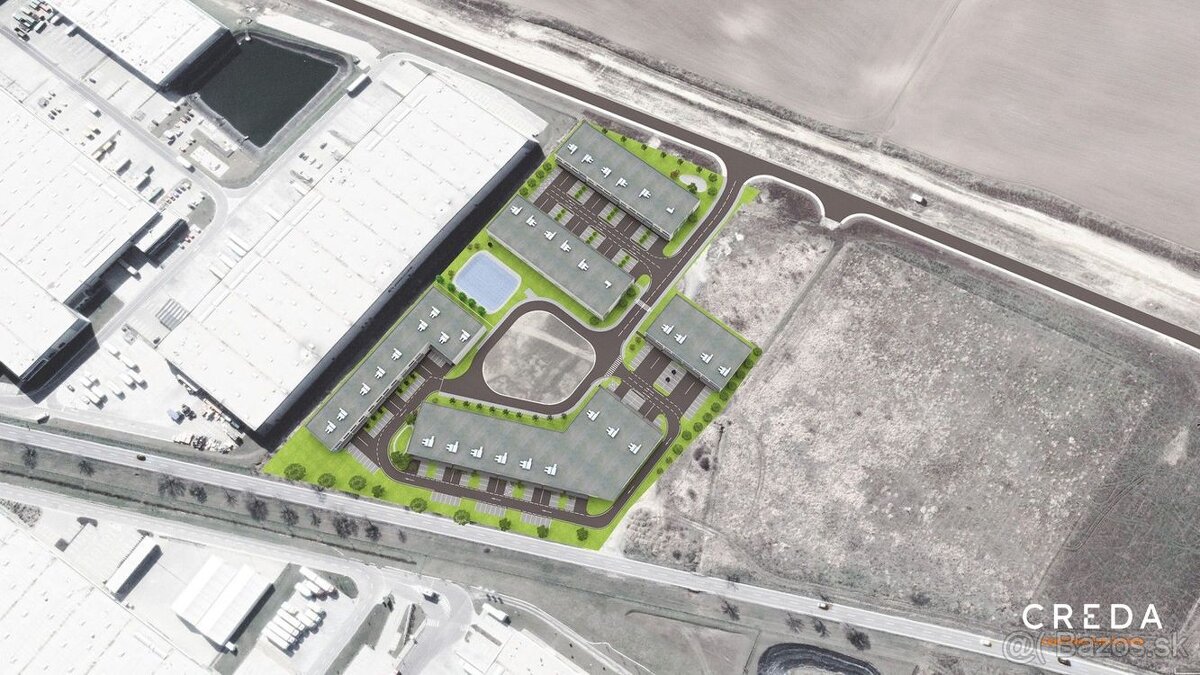 CREDA | predaj novostavba 300 m2 obchodný sklad, Senec - pr - 7