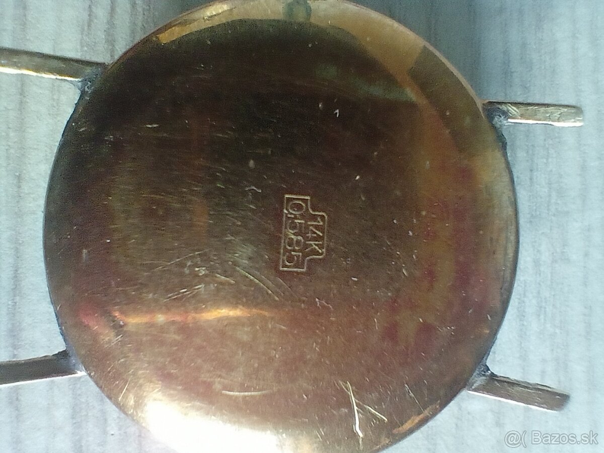 Zlaté hodinky anker - 14k 0,585 - 7