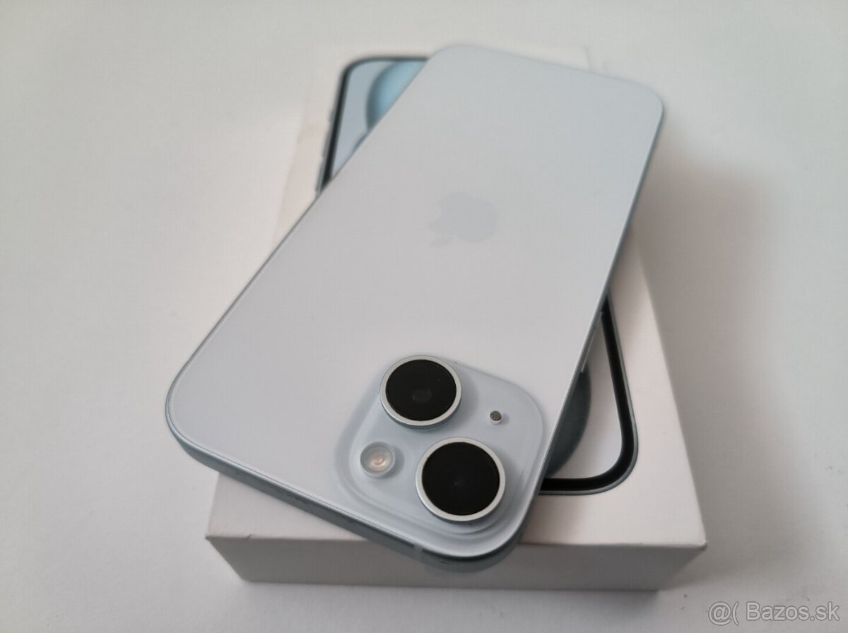 apple iphone 15 128gb Blue / Batéria 87% - 7