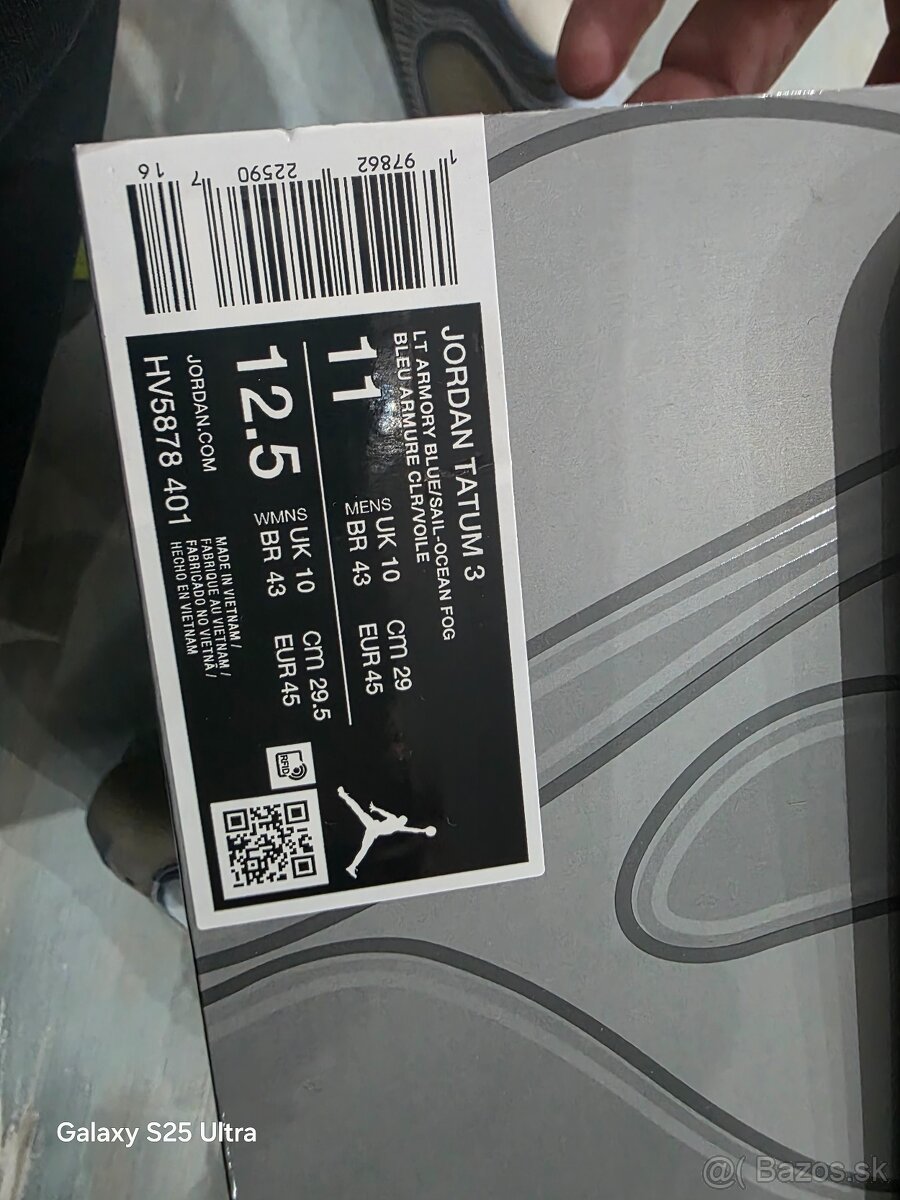 Topanky Nike Jordan velkost 45 - 7