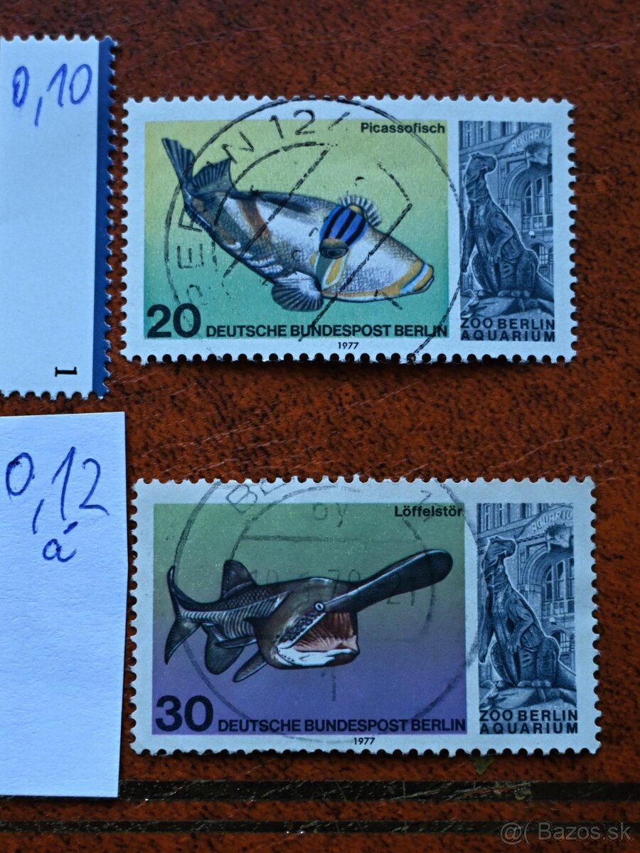 Známky - fauna - ryby a morský život - 7