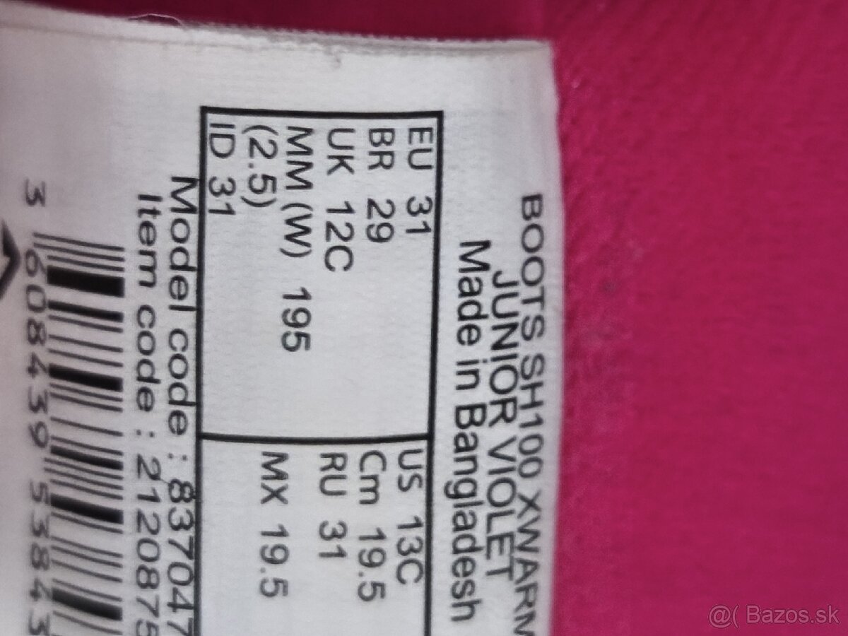 Vodeodolné čižmy na zimu V 31 - 7