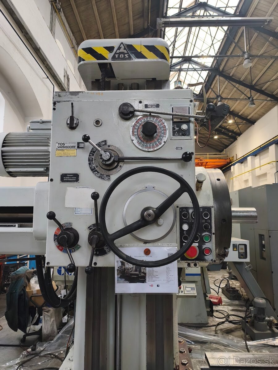 TOS Varnsdorf W 100 A - Vodorovná vyvrtávačka Stolová - 7