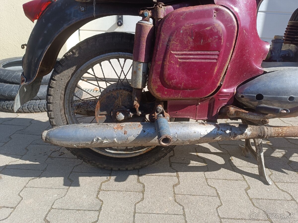 Jawa 350 typ 360 nepojazdný vrak - 7