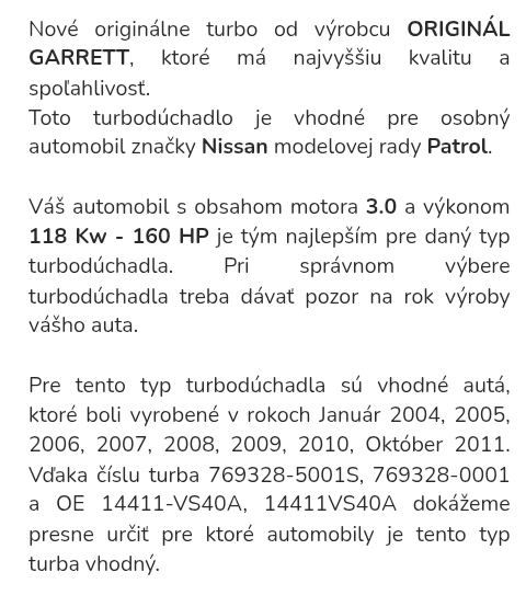 turbo nissan patrol GR - 7