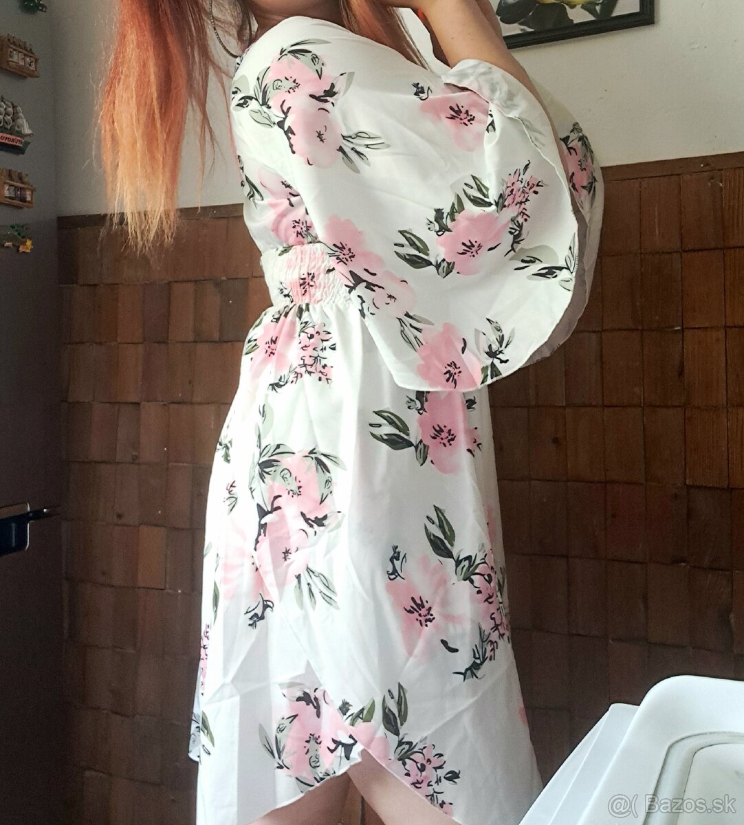 Nádherné letné šaty/ tunika veľkosť L/XL - 7