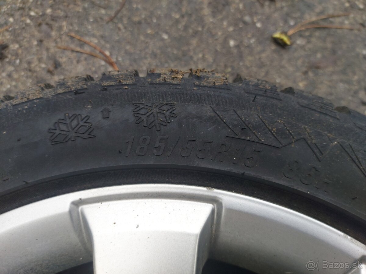 Zimní ALU BORBET OPEL R15 s pneu METEOR WINTER 185/55 R15 - 7
