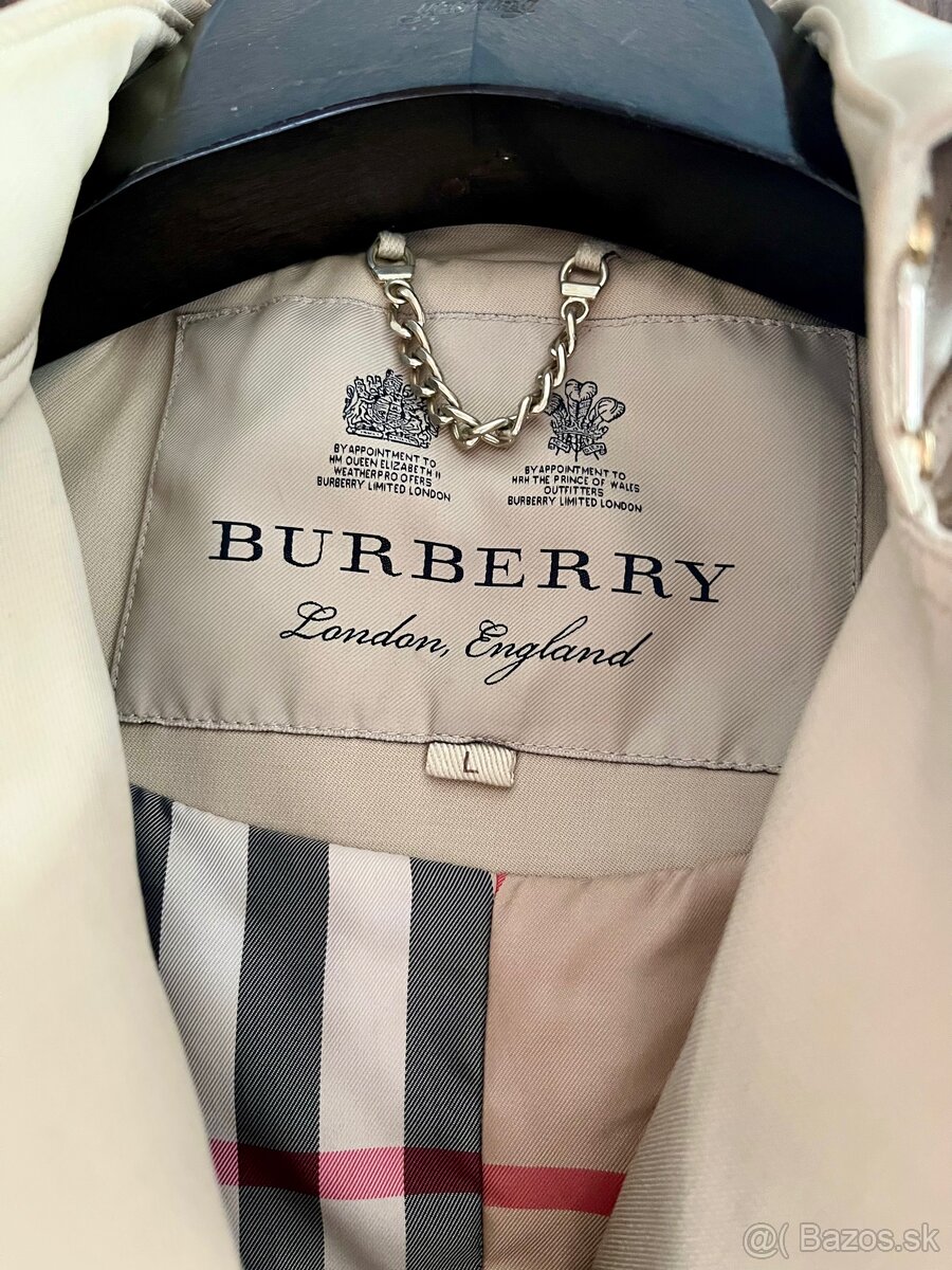 BURBERRY kabát - krásne prepracovaný - 7