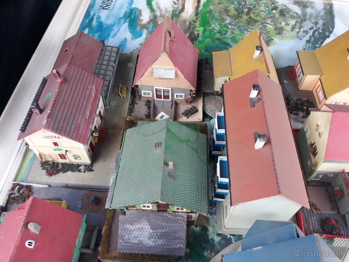 Modelová železnica-domčeky...TT...1:120... - 7