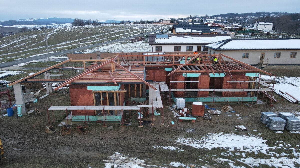 Dom na kľúč, murivo, základová doska, stavebné práce - 7