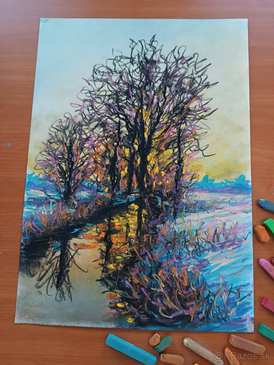 Maľba suchým pastelom - 7