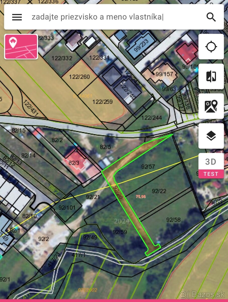 Stavebný pozemok Mojš - 7