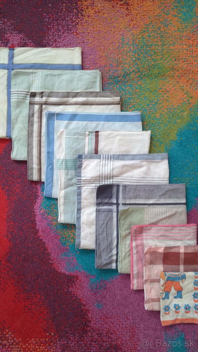 Predám utierky,uteráky,obrusy,dečky,vreckovky,šperky,traky - 7