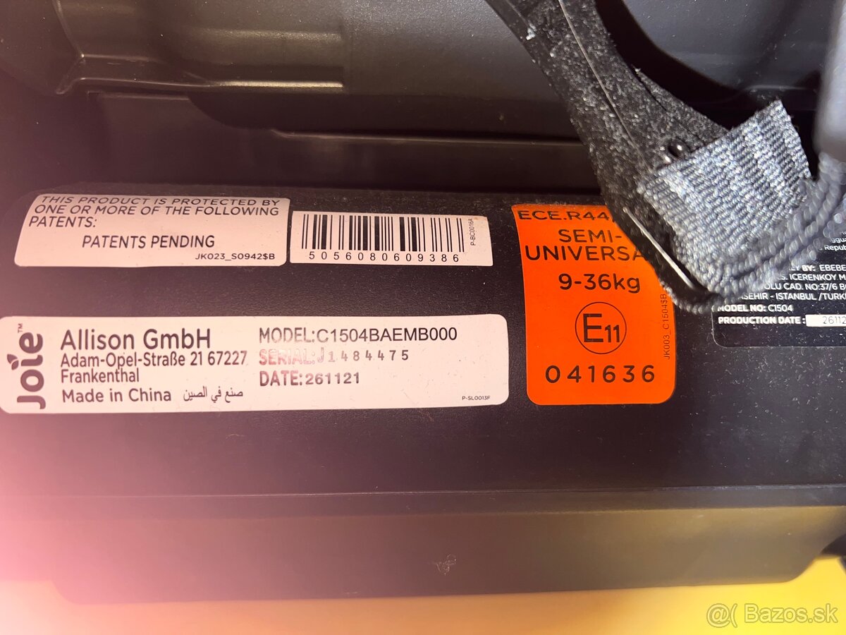 Autosedačka Joie bold ember - 7