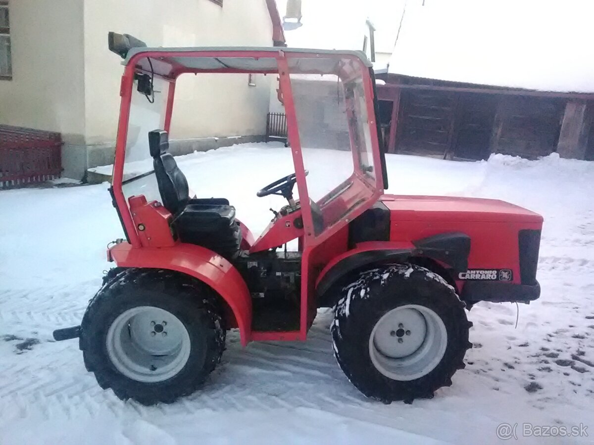 Malotraktor Antonio Carraro - otočne pracovisko - 7
