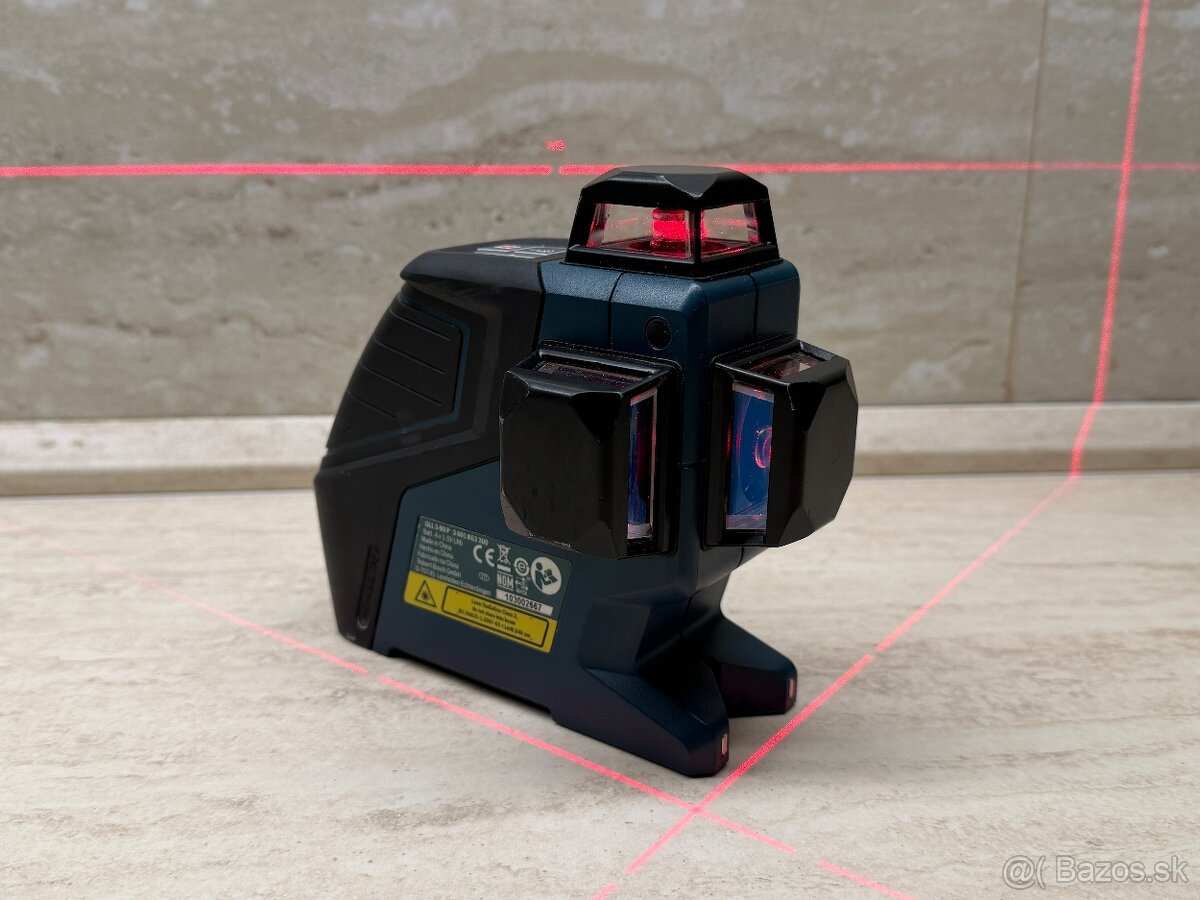 Bosch GLL 3-80 C – čiarový laser 3× 360° - 7