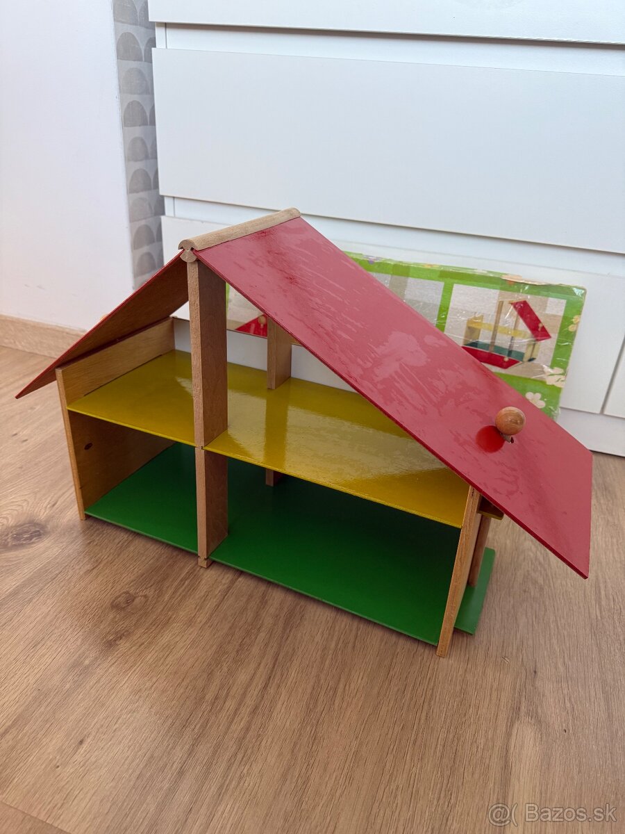 Retro drevený domček Tofa - 7