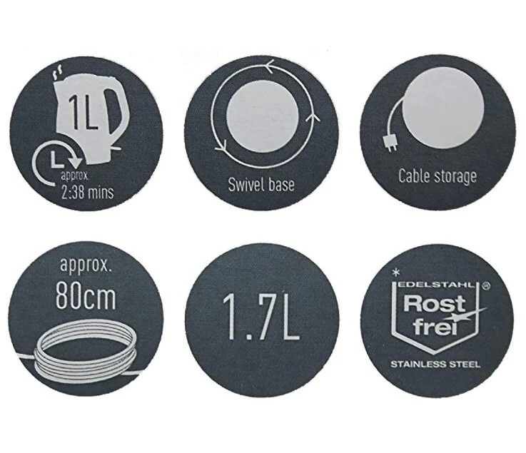 Sklenená rýchlovarná konvica Silvercrest - 7