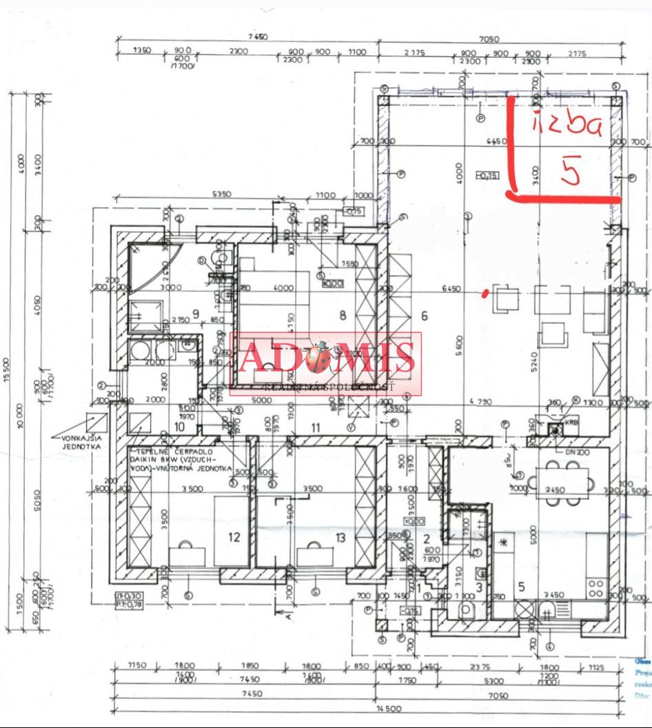ADOMIS - predáme pekný RD 154m2, 4-5izbový, Durďošík, všetky - 7