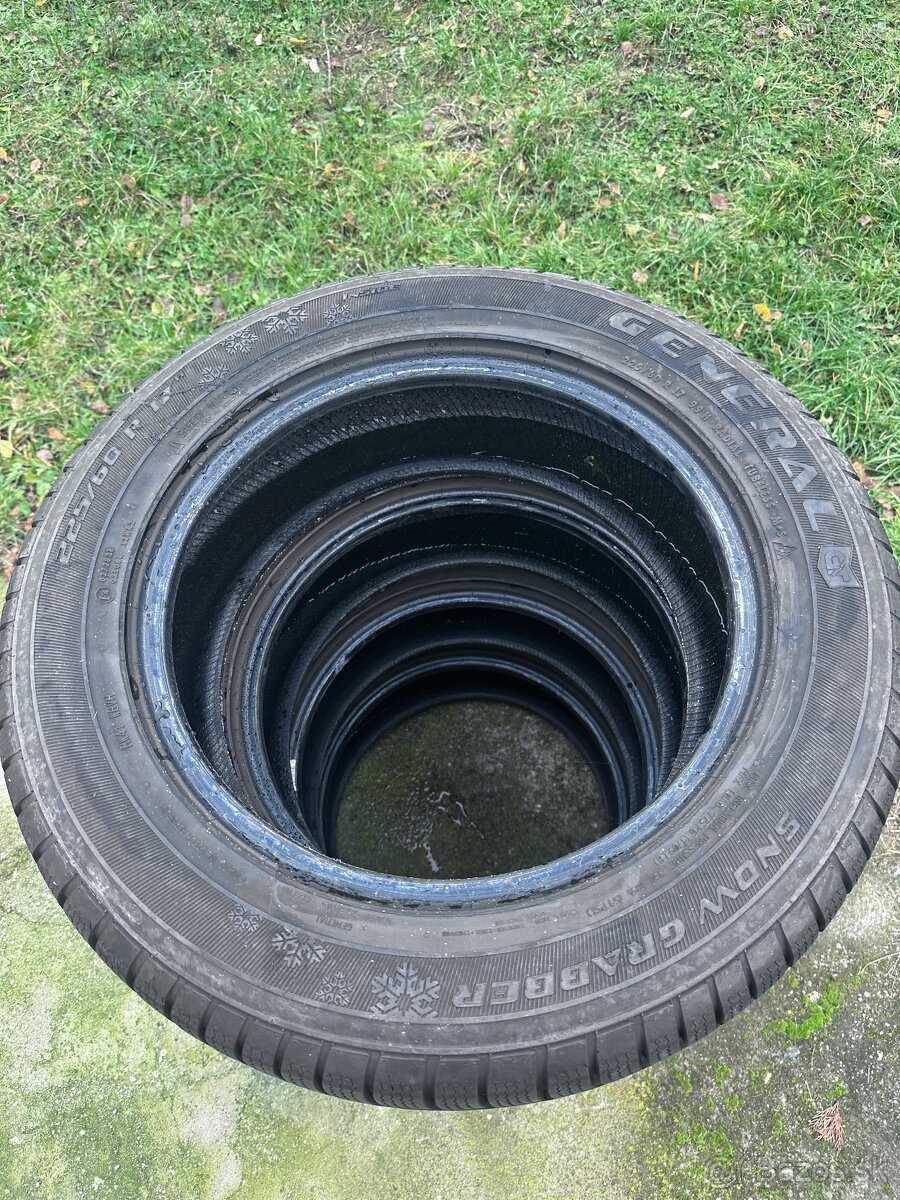 Zimné pneu 225/60R17 dezen 7.7mm - 7