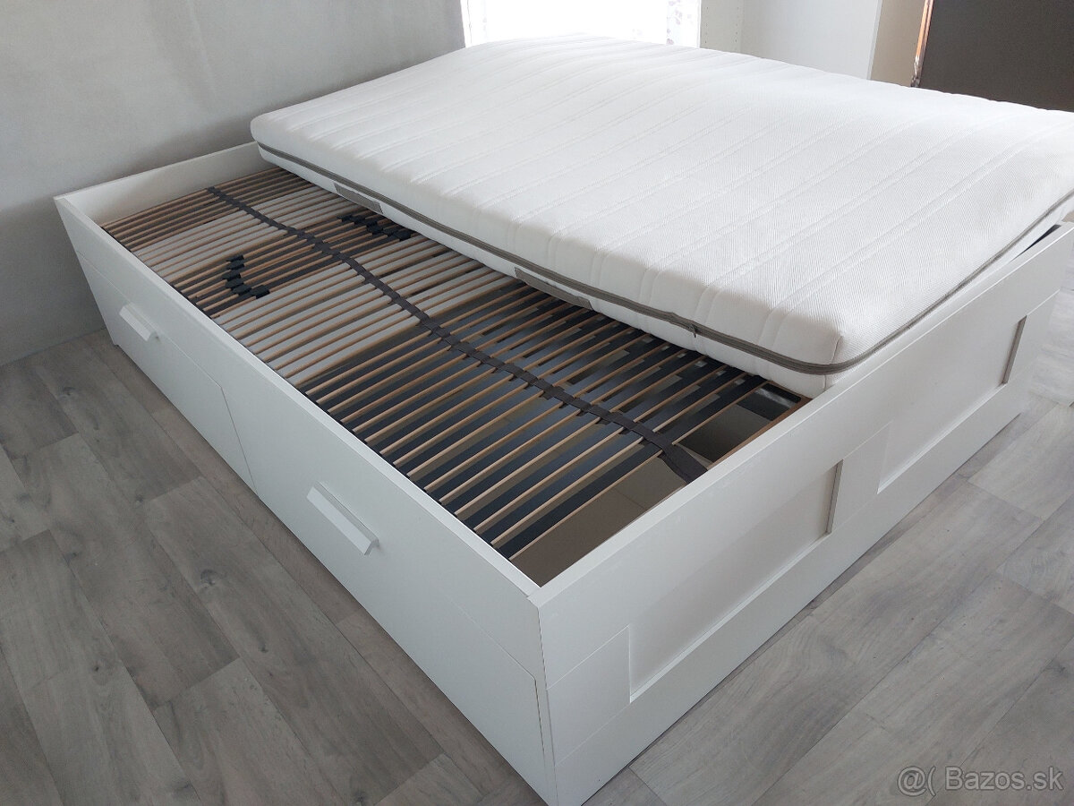 posteľ Ikea Brimnes 140x200 cm - 7