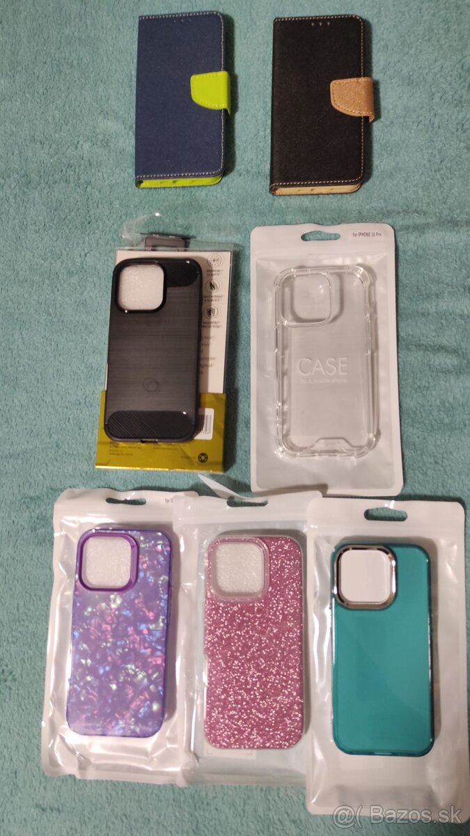 Puzdra, sklá - nové Iphone 16 PRO - 7