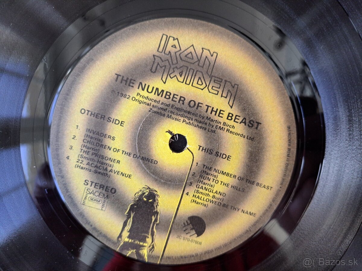 Lp IRON MAIDEN- The Number of the Beast - 7
