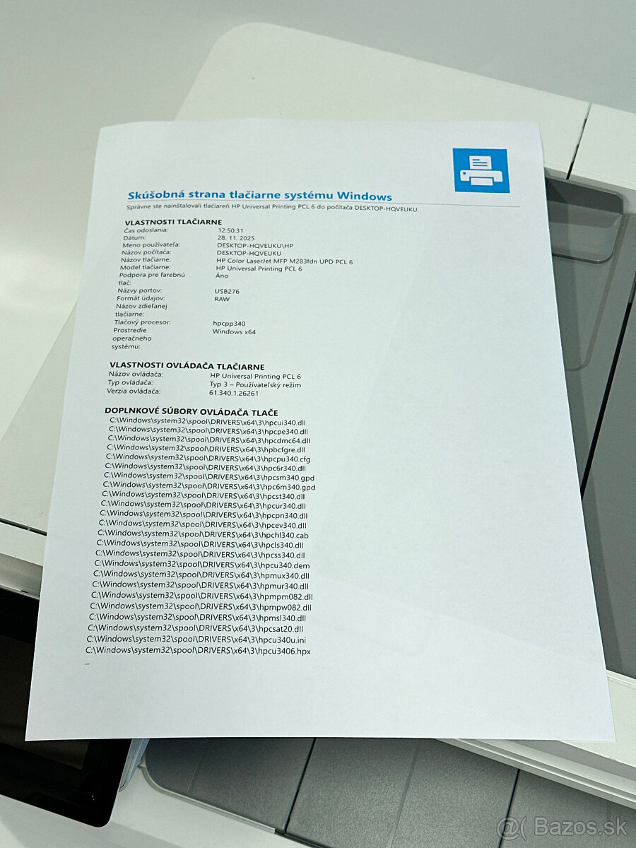 Multifunkčná tlačiareň HP Color LJ Pro M283fdn s tonermi - 7