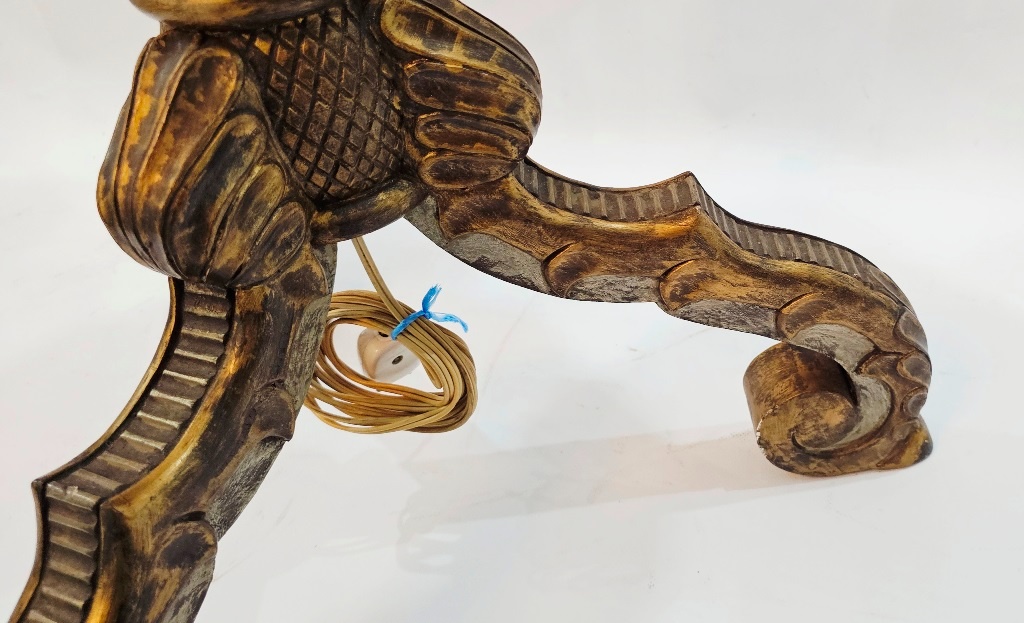 drevená stojaca lampa - 7