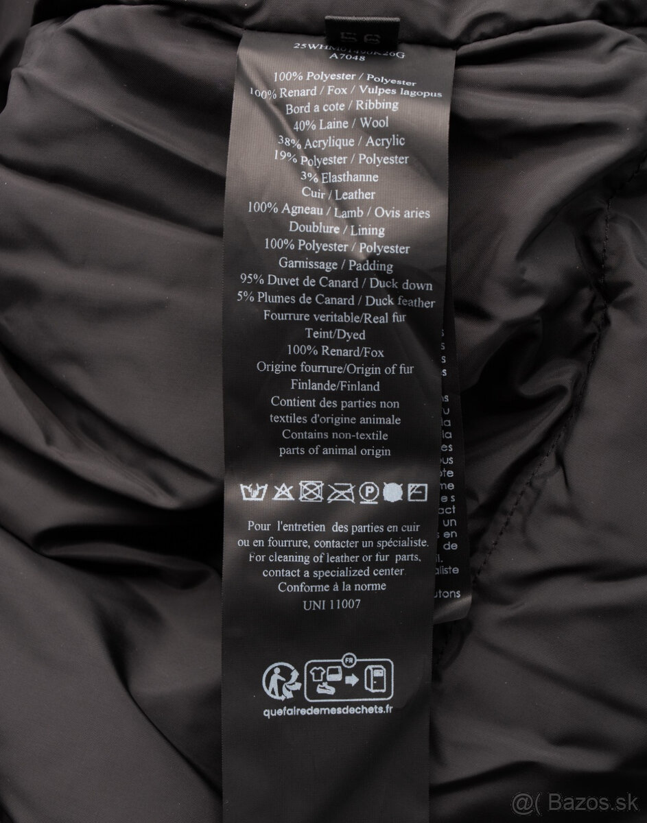 YVES SALOMON pánska bunda s kožušinou =pôvodná cena 1.790€= - 7