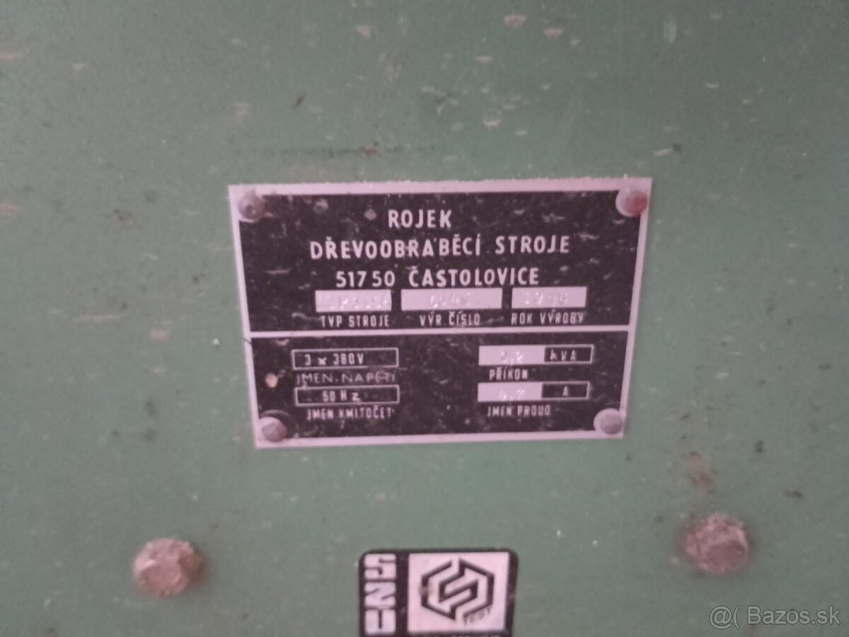 Spodná/vrchná hobľovačka Rojek typ BP310A - 7