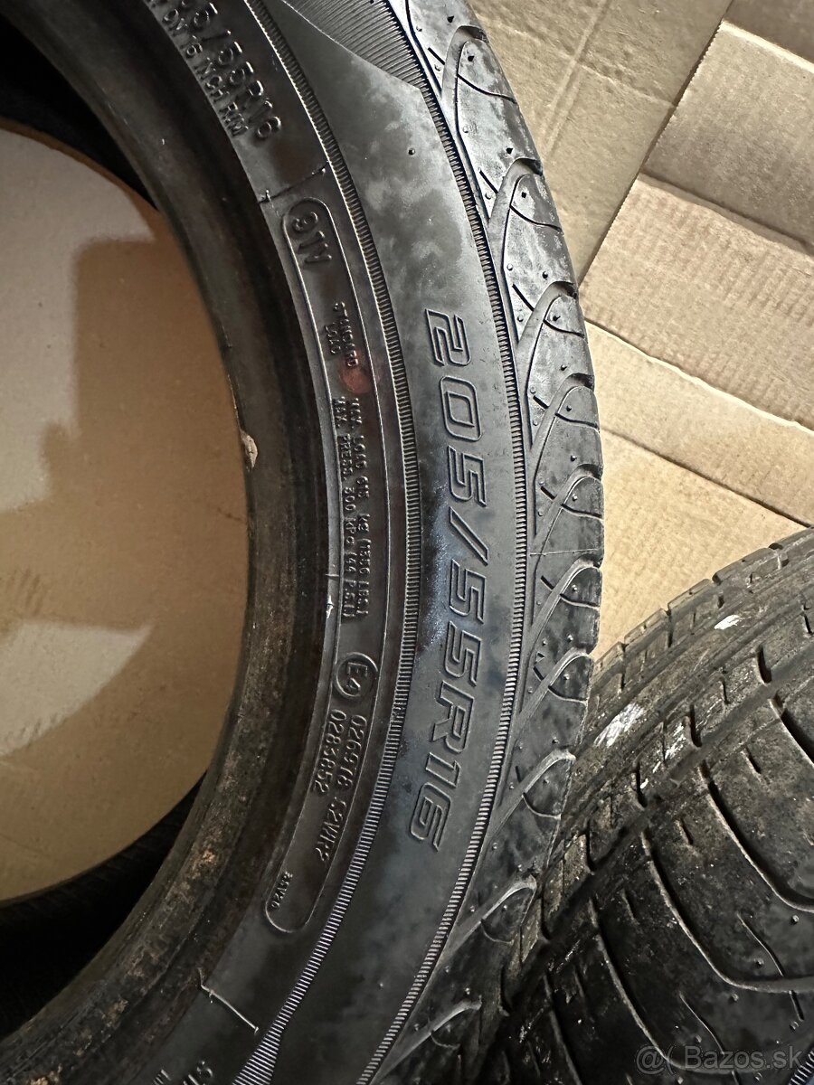 Letná sada 205/55 r16 Austone, dezén 5mm, DOT 4519 - 7
