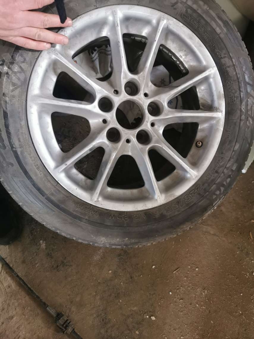 1x alu disk 225-55 R16 5x 7jx16 h2 - 7