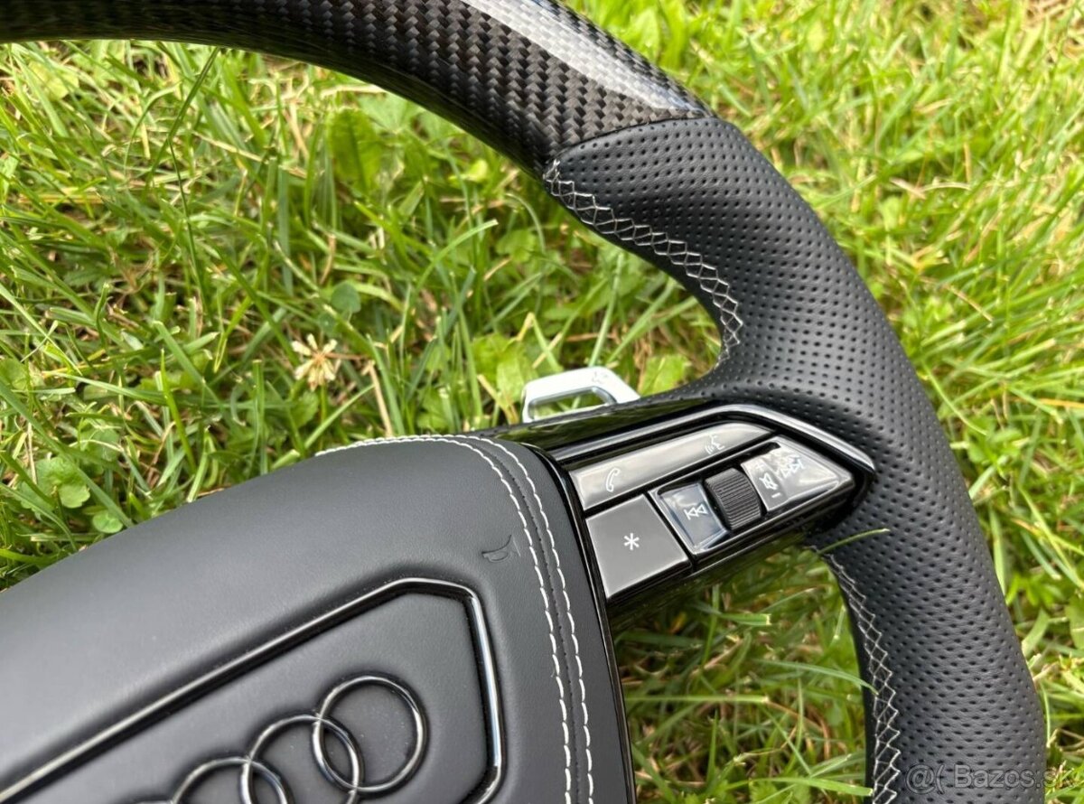 -AUDI VOLANT KARBONOVY A6 A7 C8 Q8 S8 SQ8 E-TRON - 7