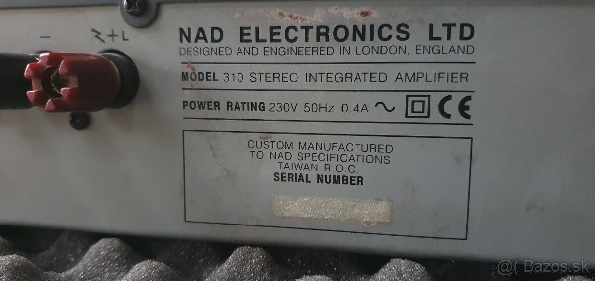 zosilovac NAD 310 - 7