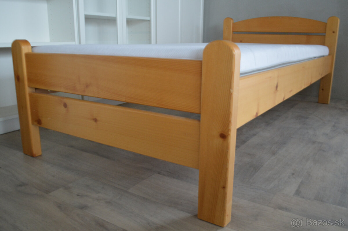 Posteľ + rošt + matrac - 7