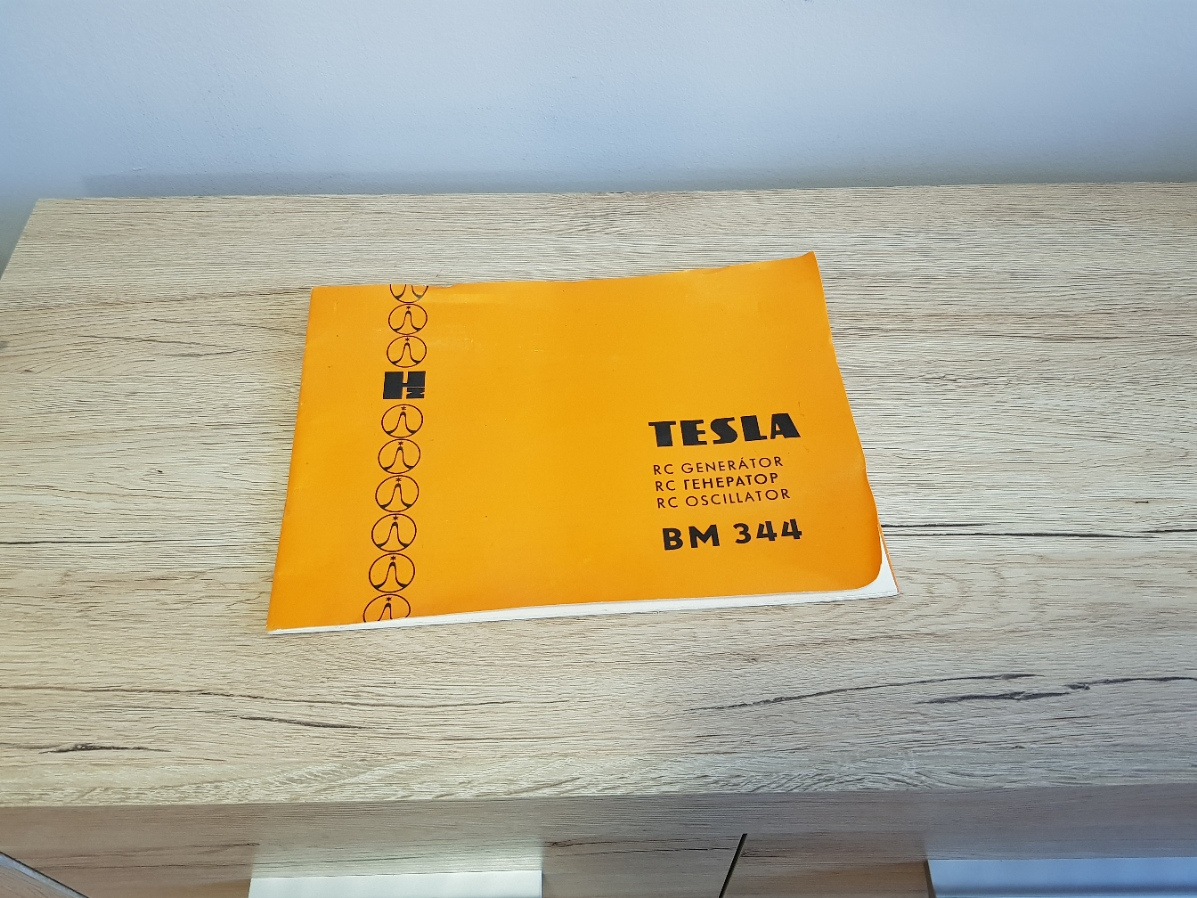 RC generátor Tesla BM 344 – pôvodný stav + návod - 7