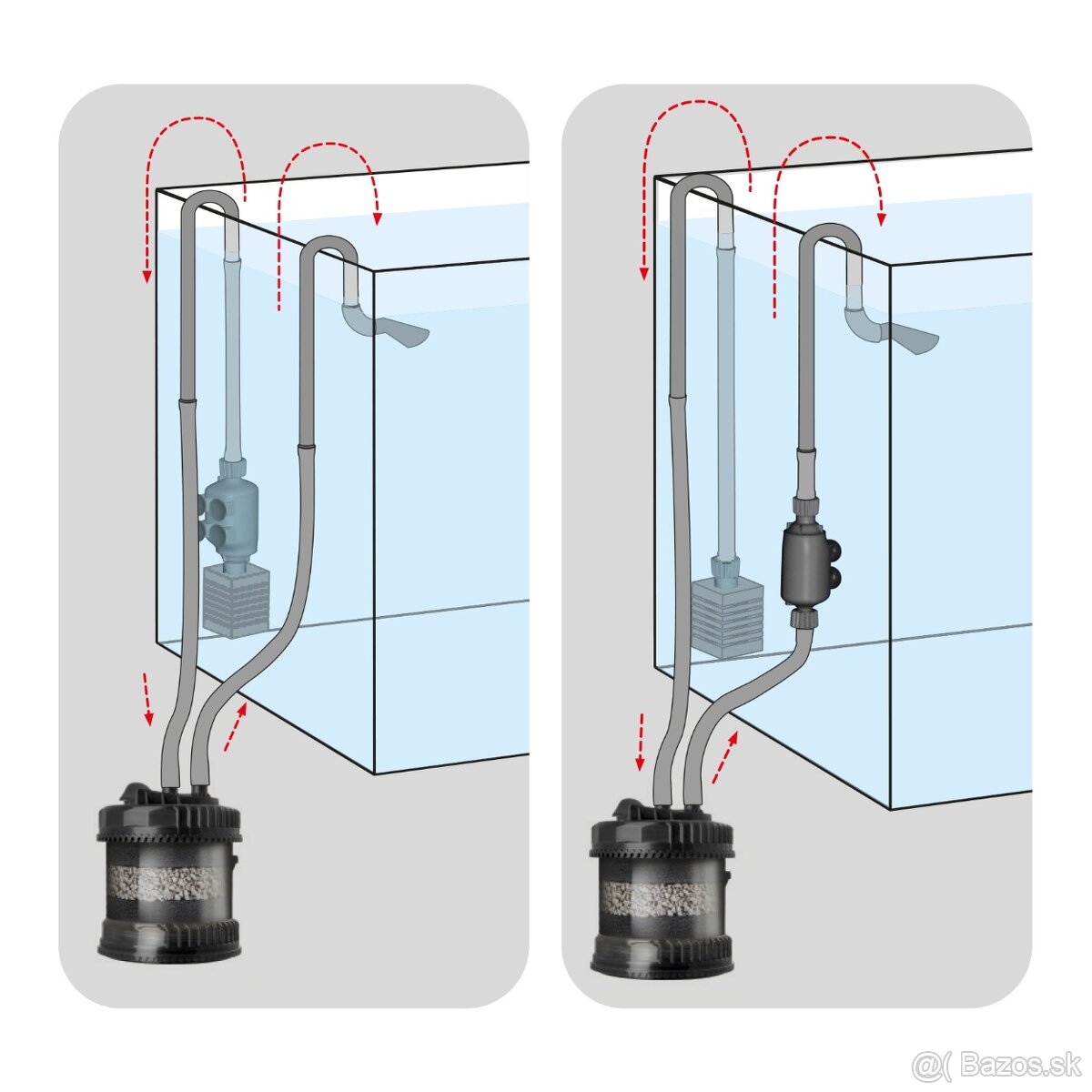 Filter Aquael Multikani 800 + 1 nádoba - 7