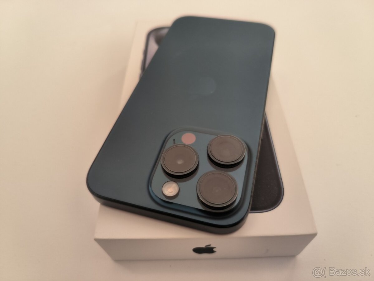 apple iphone 15 PRO 128gb Blue / Batéria 86% - 7