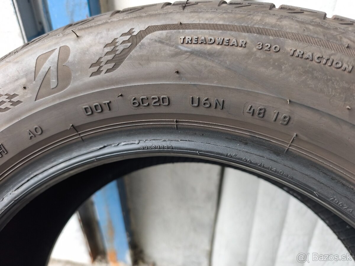 205/60 r16 letné pneumatiky Bridgestone 6,5-7mm - 7