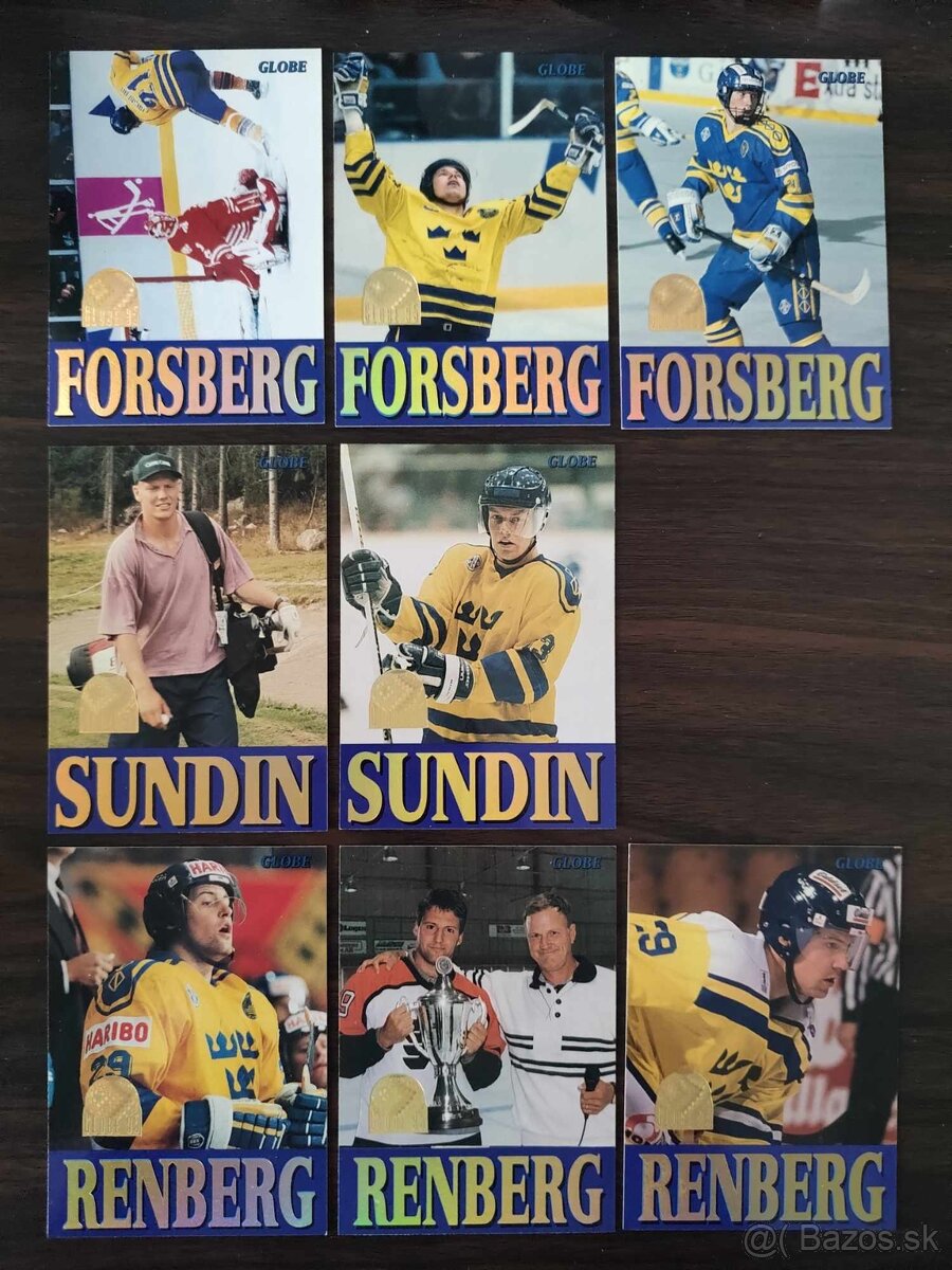 Predám hokejové kartičky repre. (Wien96, Globe95, Semic95..) - 7