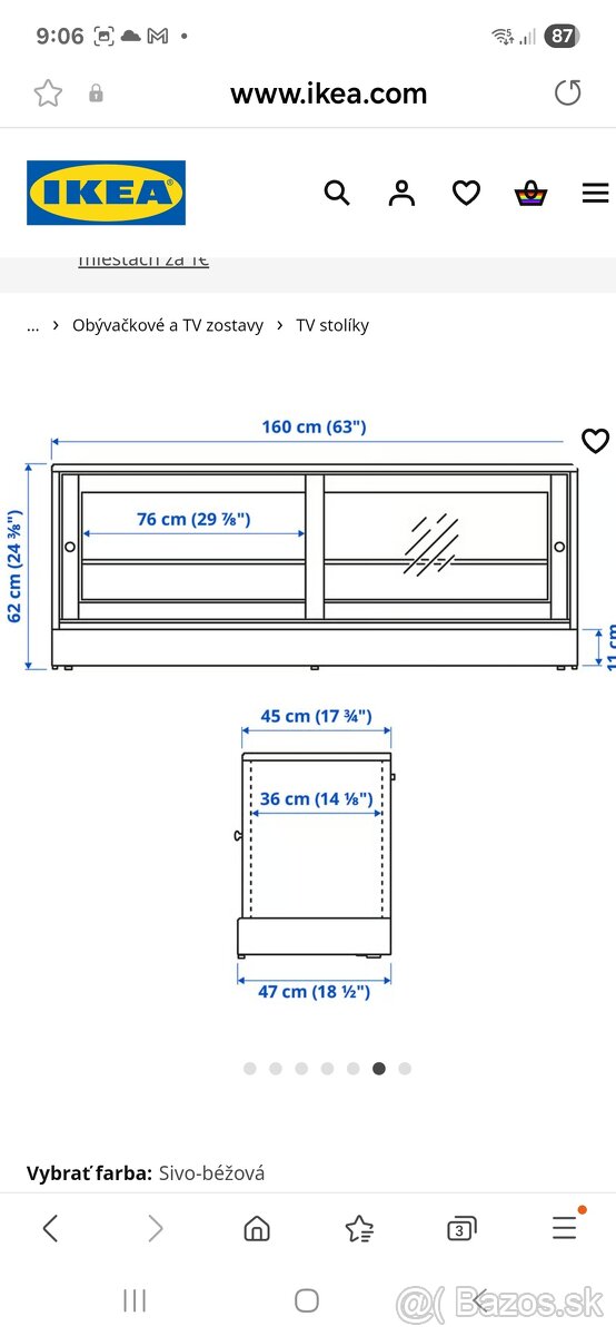 TV skrinka IKEA - HAVSTA - 7