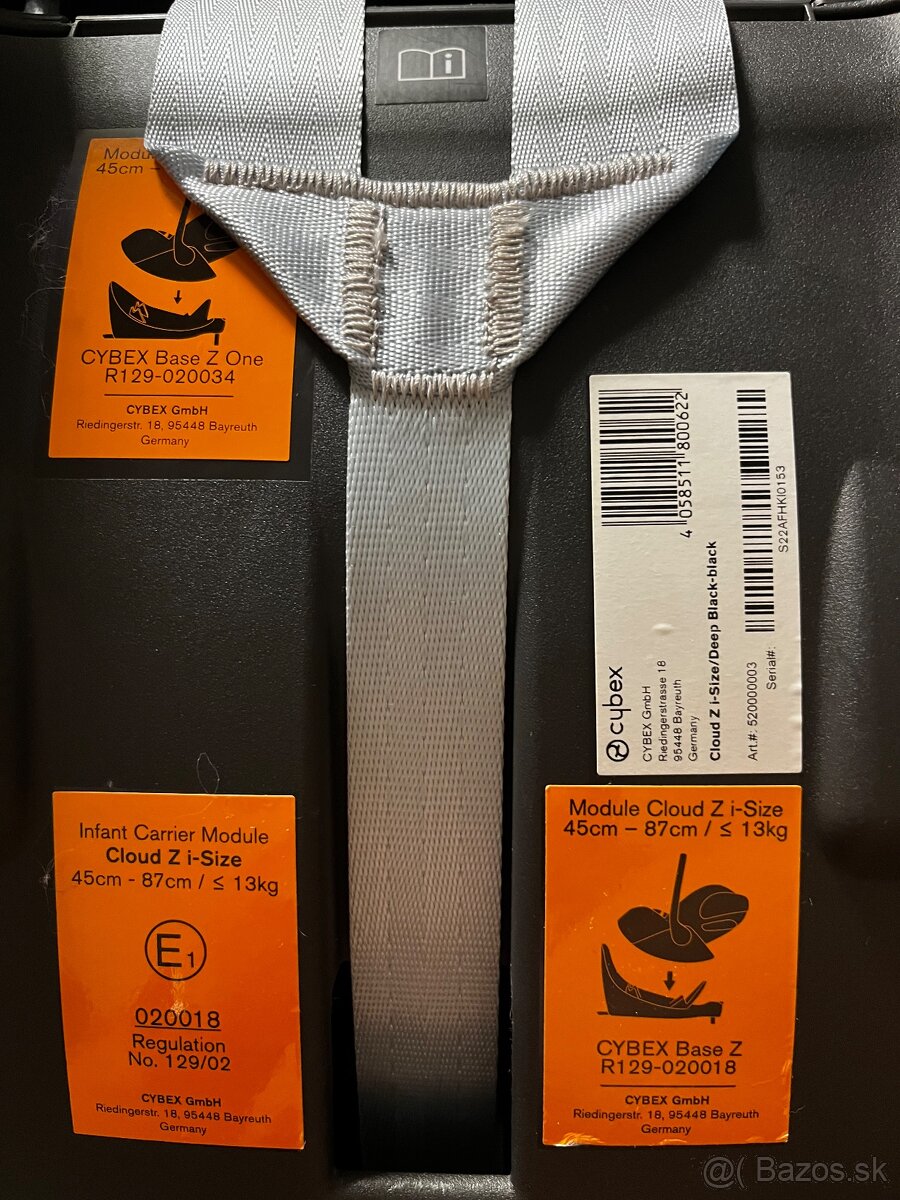 Autosedacka Cybex cloud Z I size + adapter na kočik - 7