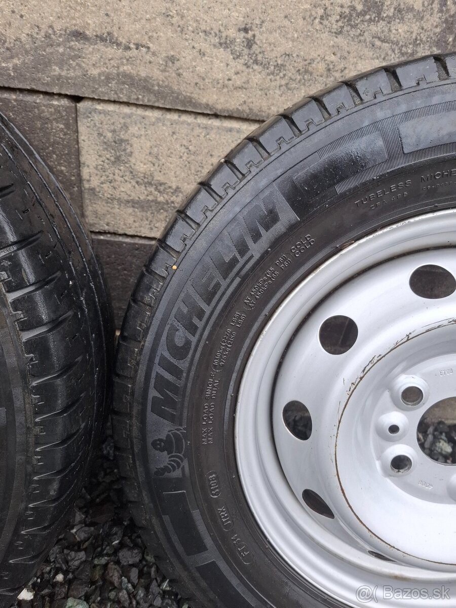 Disky + pneu na dodavku R15C - 7