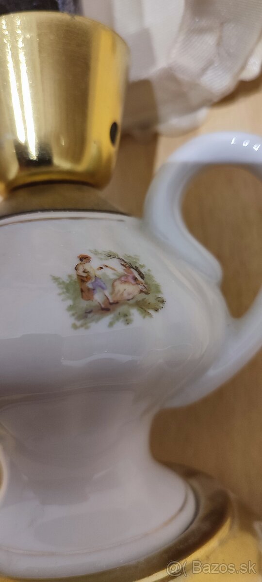 Porcelánová stolová lampa - 7