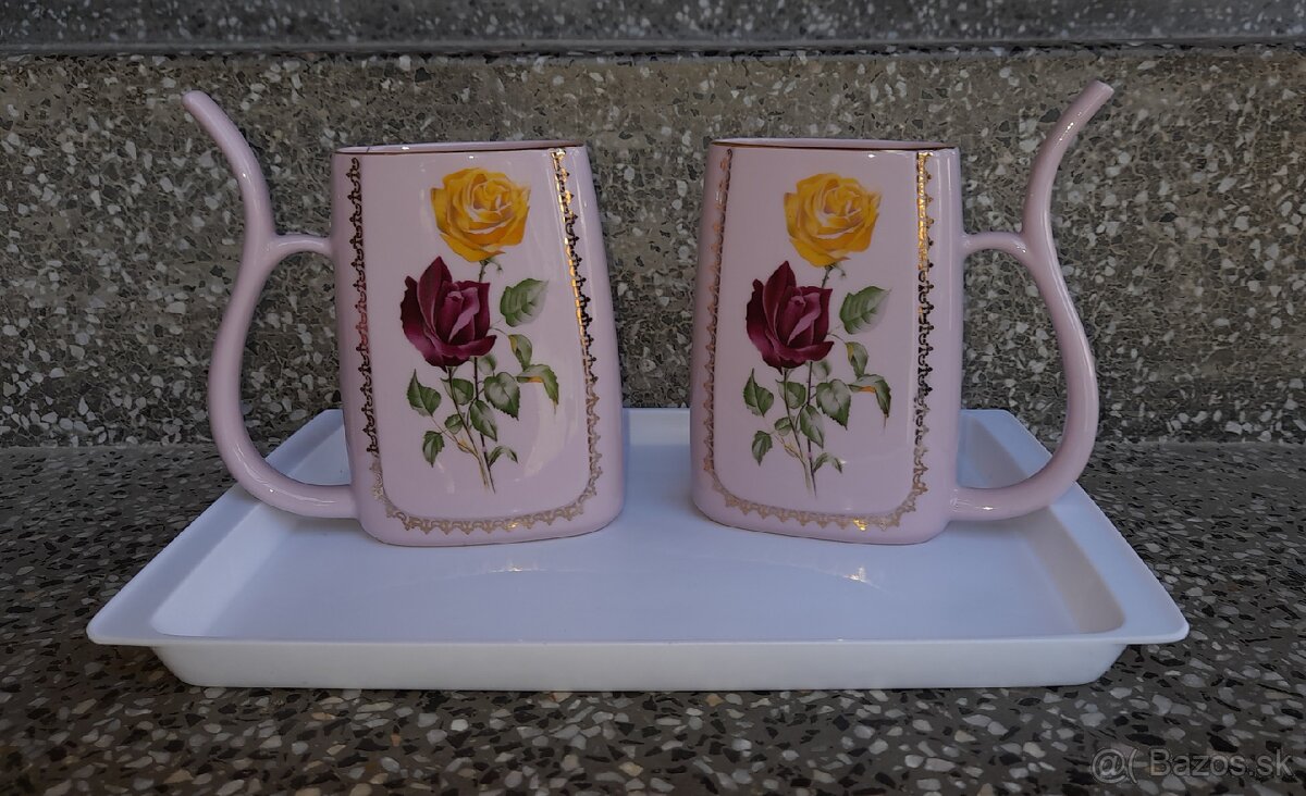 Ružový porcelán -značený - 7