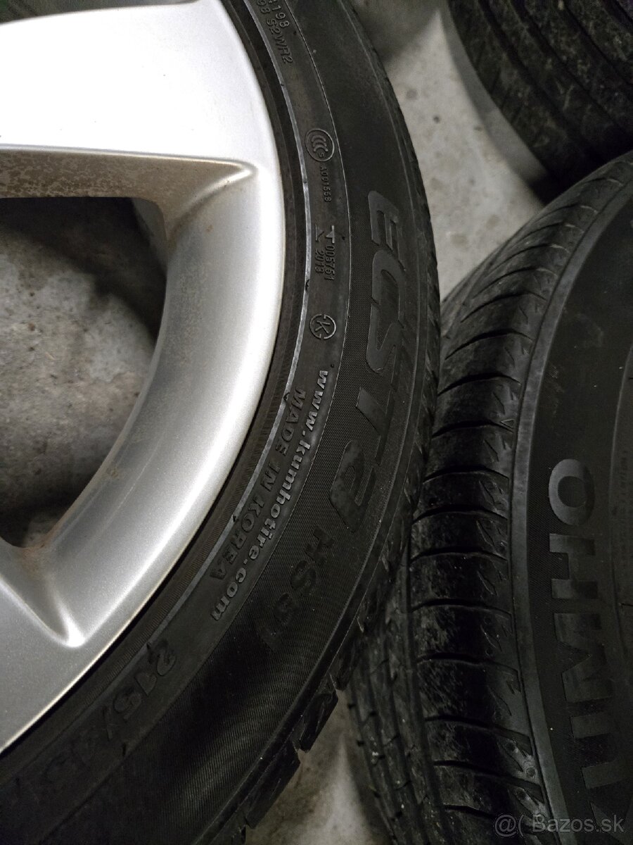 Hliníkové disky 5x100 + letné pneu 215/45r16 - 7